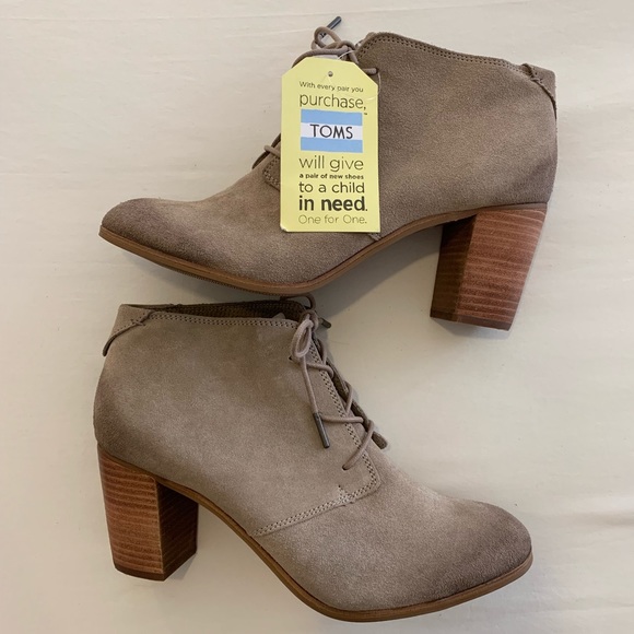 Toms Shoes - TOMS Lunata Lace-Up Booties